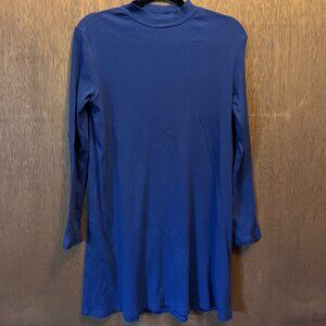 H&M Divided Navy Blue Ribbed Knit Mini Dress